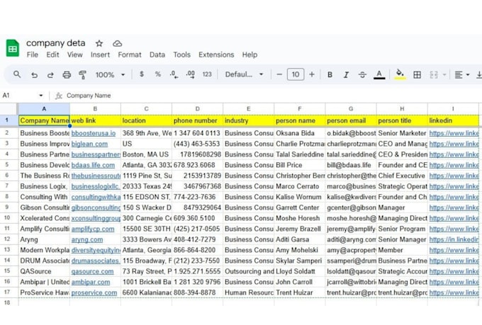 provide targeted b2b leads with verified emails